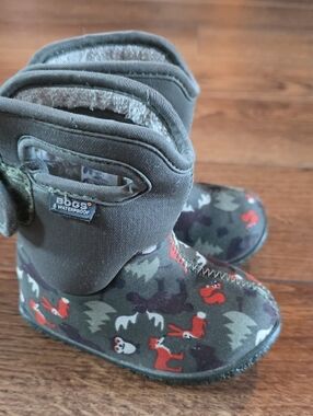 BOGS Baby Bogs II Insulated Waterproof Hardsoled - Wildlife Scene